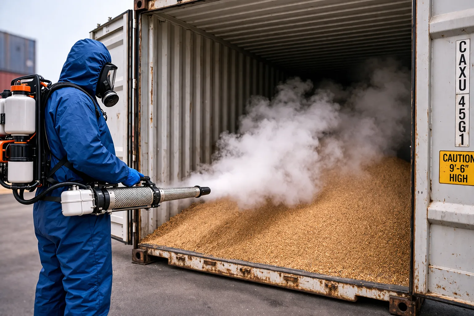 фумигация контейнеров вне очереди